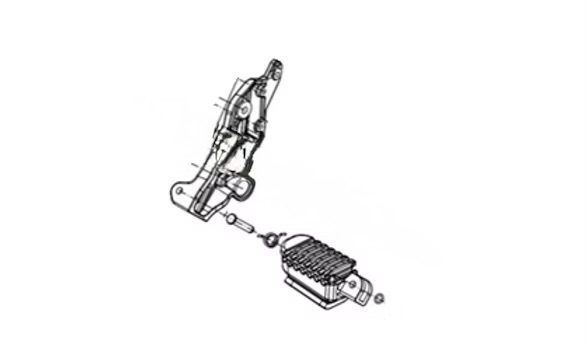VOGE 625 DSX SÜRÜCÜ BASAMAĞI SAĞ SET