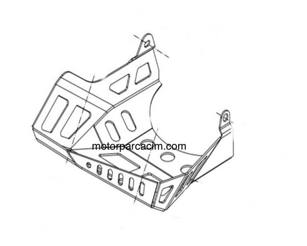 VOGE 625DSX MOTOR ALT KORUMA SACI